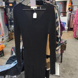 Black sweater dress from White & Warren, size Small - EXCELLENT used condition